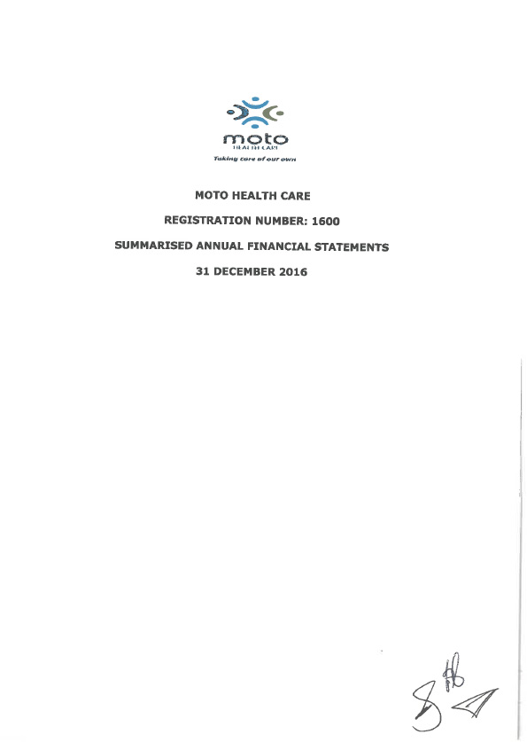 Moto Health Care AFS 2016